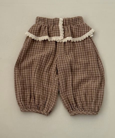 19[予約]ololala rose lace balloon pants