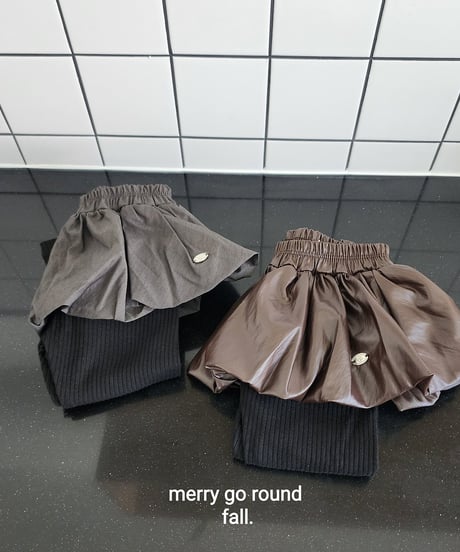 17[予約]merry go round icon skirt pants