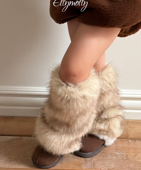 107[予約]ELLYMOLLY coco fur warmer