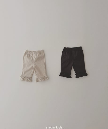 11[予約]aladin capri frill pants