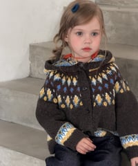 60[予約]aiai nono pattern hood knit