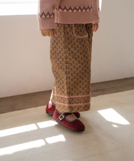 3[予約]OREN mareille accordion padded pants
