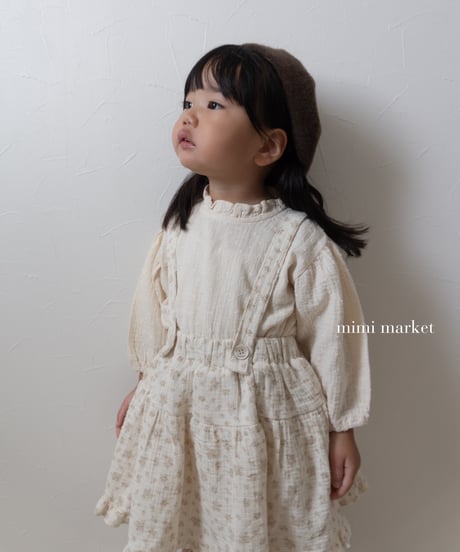 35[予約]mimi market neck frill blanc