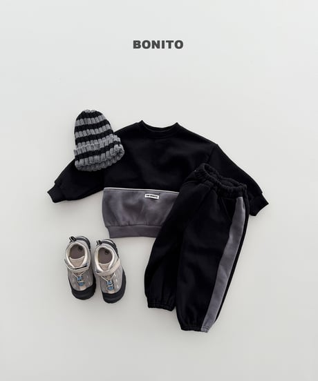 40[予約]bonito side color block jogger pants