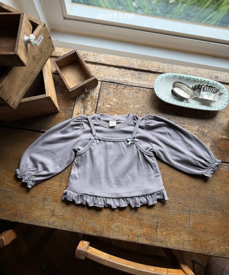 10[予約]marron chouchou t-shirt(XS-L)