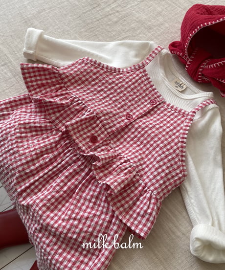 22[予約]milkbalm candy check pants