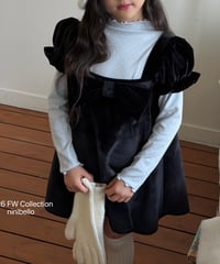 52[予約]ninibello holiday velvet dress
