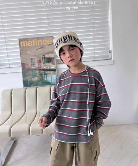 31[予約]matilda&lee happy border knit
