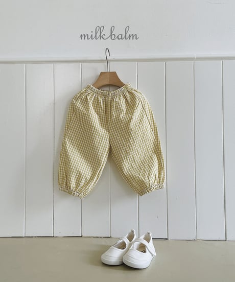 22[予約]milkbalm candy check pants