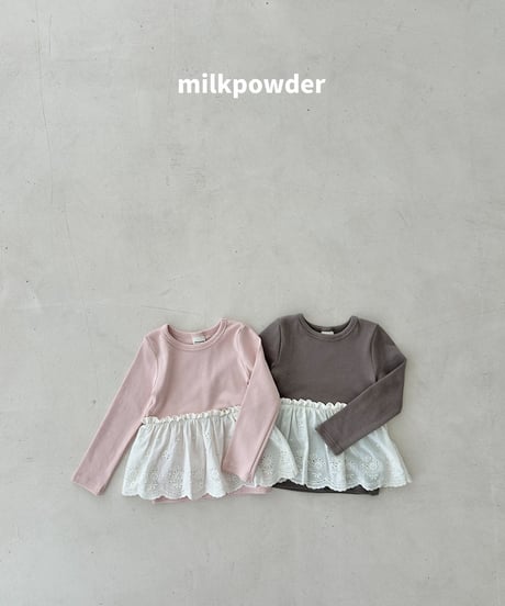 10[予約]milkpowder jane tee