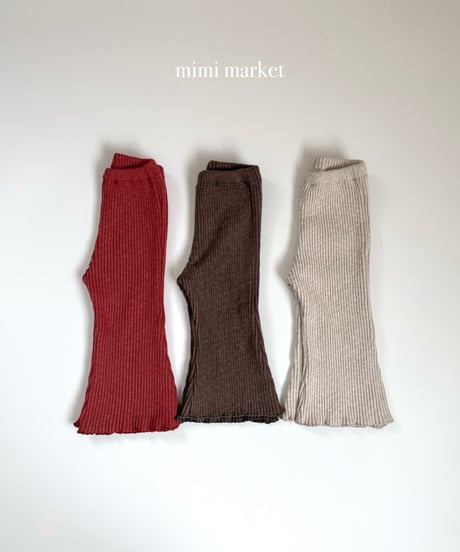 28[予約]mimi market rib play leggigs