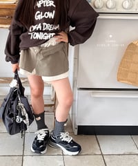 42[予約]COMMA layered half pants