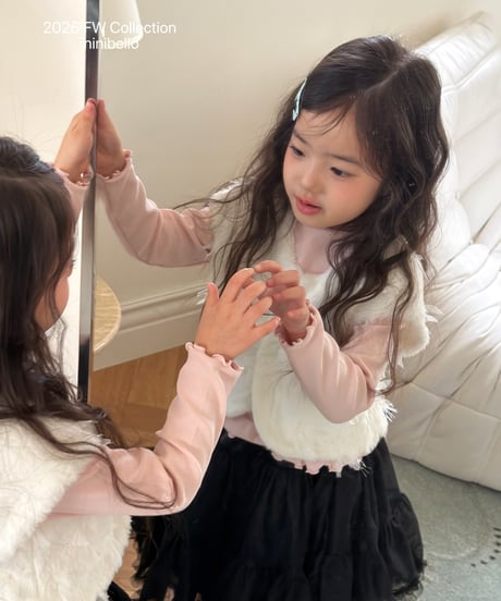 46[予約]ninibello odette fur vest