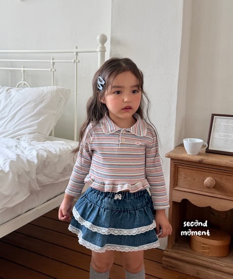 19[予約]second moment myjju collar lace tee