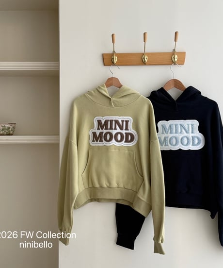 32[予約]ninibello mini mood hoodie(adult)