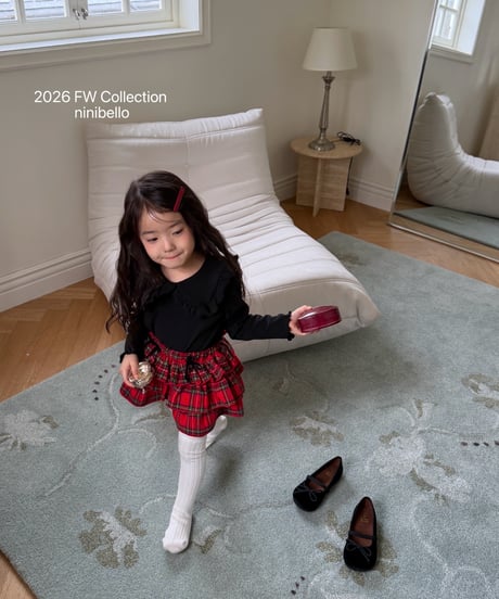 7[予約]ninibello mariel polo shirt(12m-2XL)