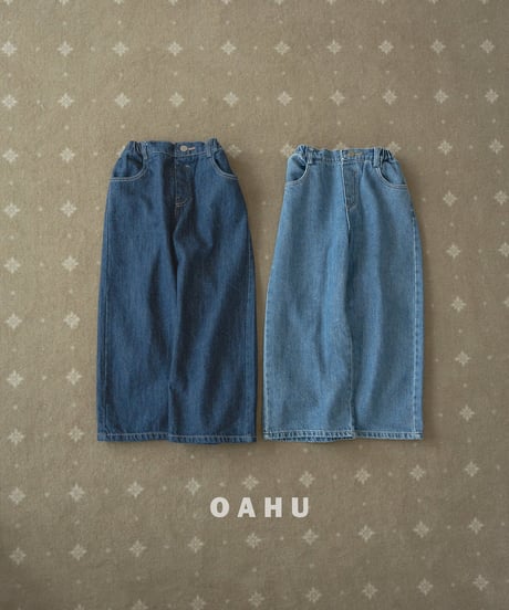 13[予約]oahu 501 wide denim pants