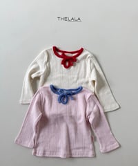 21[予約]thelala petit ribbon t-shirt