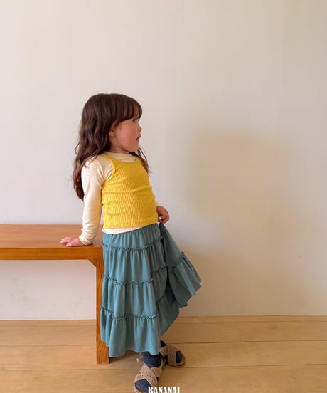 34[予約]BANANAJ nestle long skirt