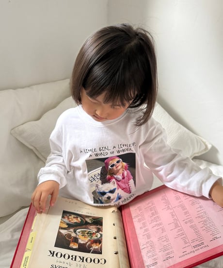 4[予約]nightbebe little girl long sleeve tee