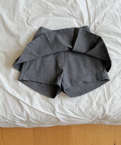33[予約]ninibello rose pleated skirt