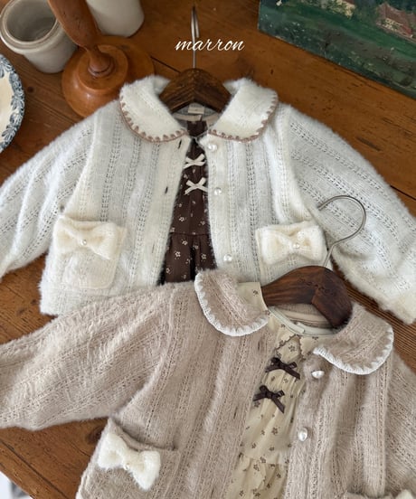 48[予約]marron shine suit(6-18m)