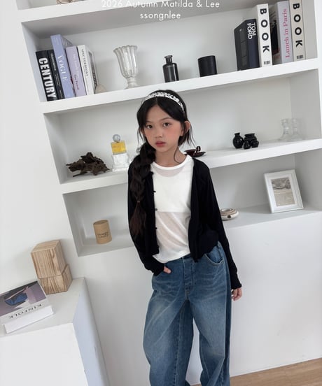 79[予約]matilda&lee button cardigan