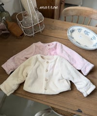 5[予約]marron elle fur jacket(XS-L)
