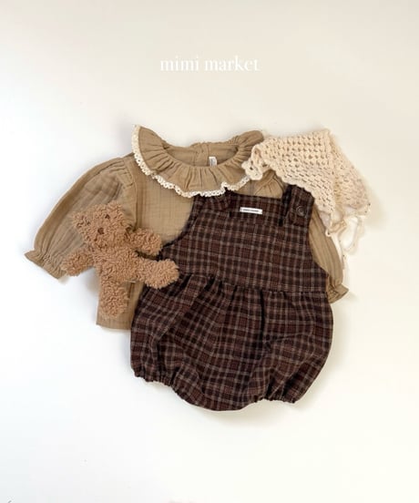 13[予約]mimi market frill collar blouse