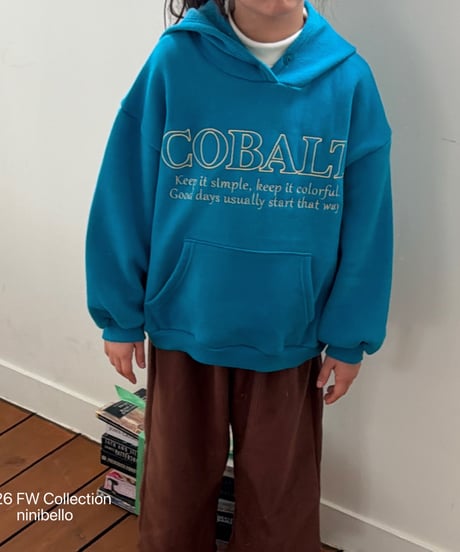 23[予約]ninibello cobalt hoodie