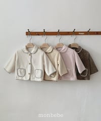 15[予約]monbebe mink fur mellow jacket