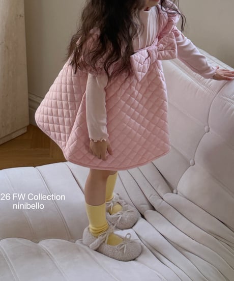 52[予約]ninibello holiday velvet dress