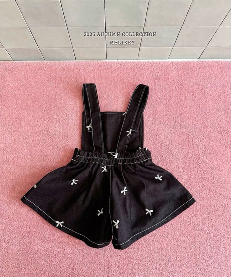 53[予約]melikey ribbon embroidery suspender