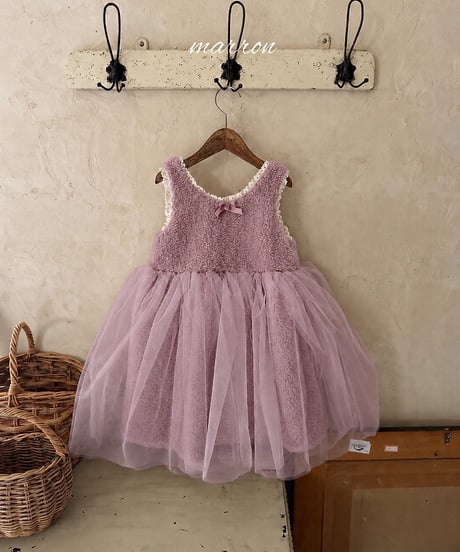 44[予約]marron mongle dress(XS-L)