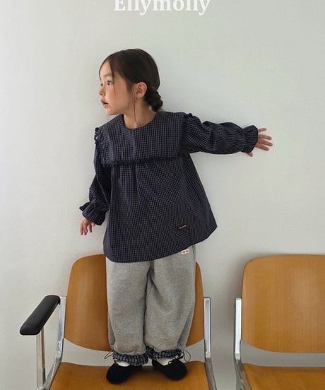 55[予約]ELLYMOLLY hershey color block pants