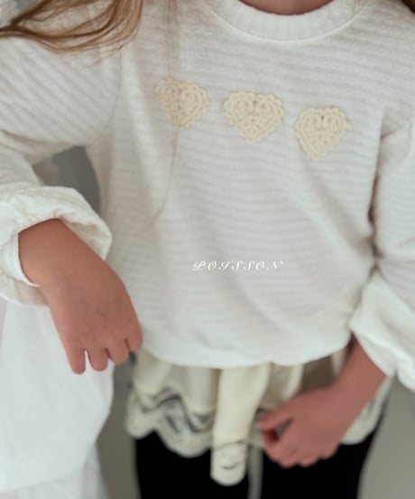 9[予約]poisson heart applique mtm