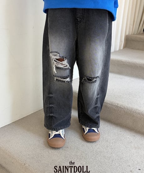 51[予約]saintdoll dart wide denim