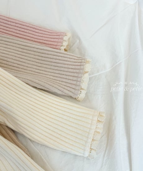 8[予約]petit&petit mellow lace t