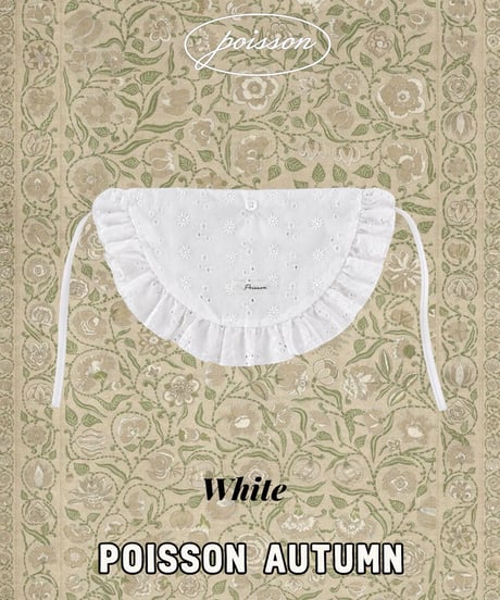 37[予約]poisson lace apron bag