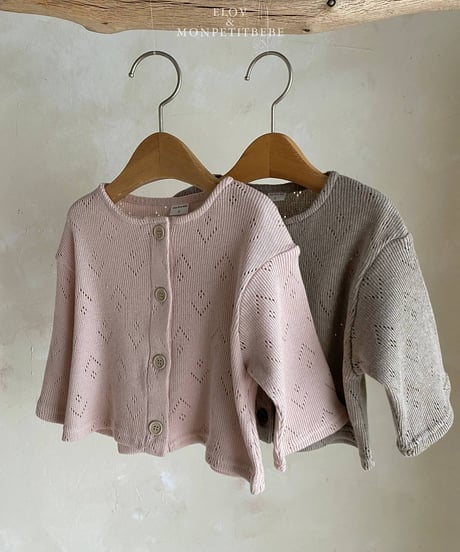 7[予約]elov&monpetitbebe nuvia cardigan