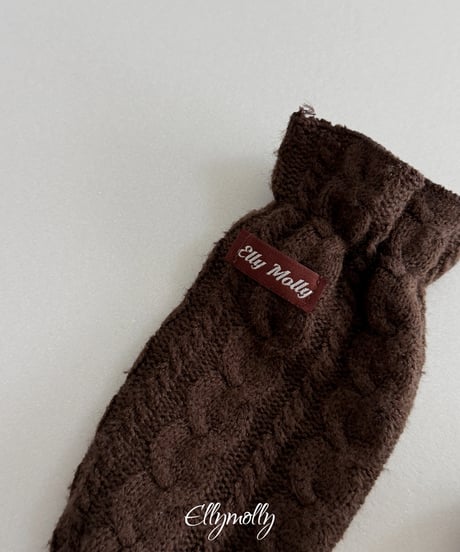113[予約]ELLYMOLLY twisted wool socks