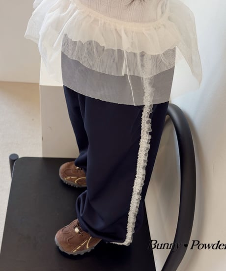 66[予約]bunny powder layering skirt