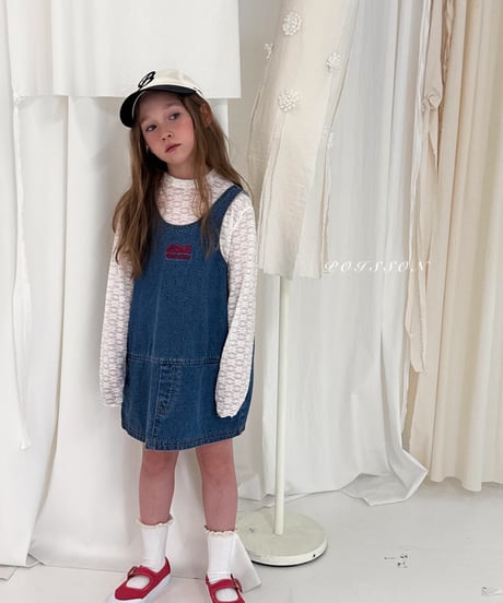 4[予約]poisson denim dress