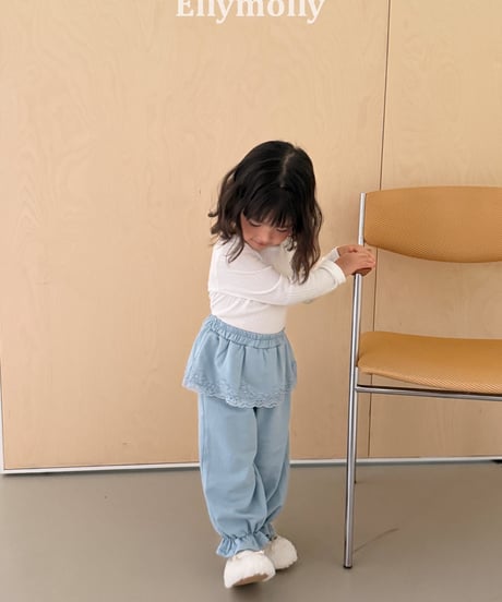 56[予約]ELLYMOLLY cottage lace jogger pants