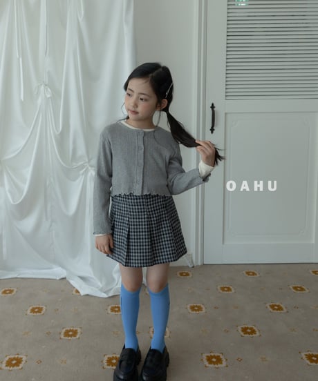 18[予約]oahu small check skirt