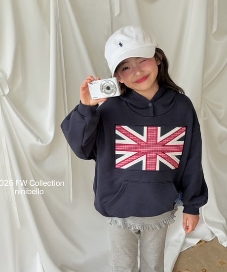 21[予約]ninibello london patch hoodie