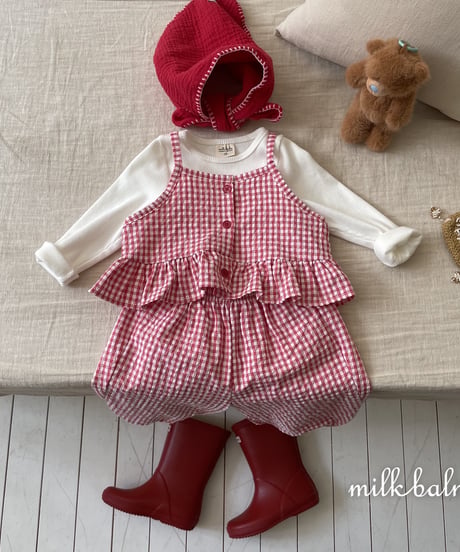 21[予約]milkbalm candy check bustier