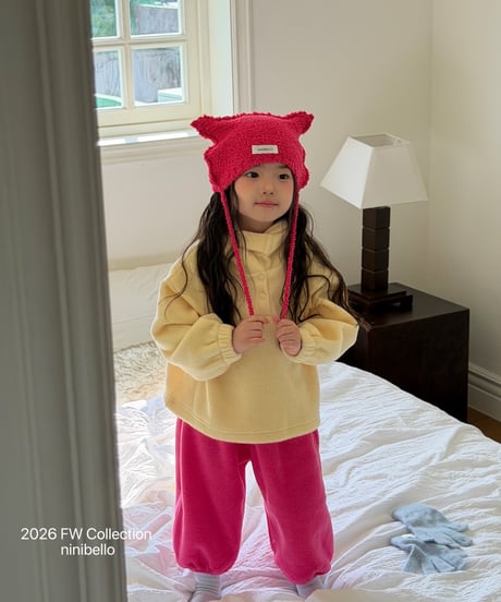 22[予約]ninibello teletubbies fleece hoodie