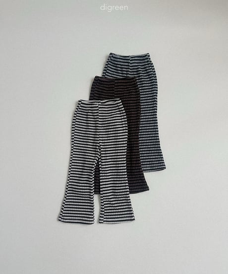27[予約]digreen rose bootcut pants