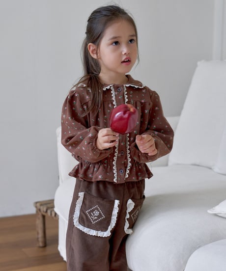 12[予約]marron sharon blouse(XS-L)